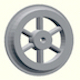 18mm loco pony truck wheel