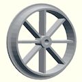 30mm spoked wheel